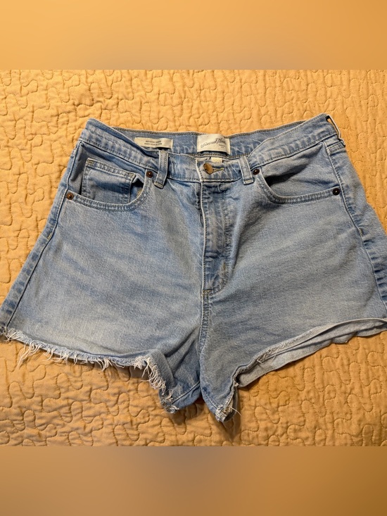 Universal Thread Pants - Universal Thread Light Blue High-Rise Denim Cutoff Shorts